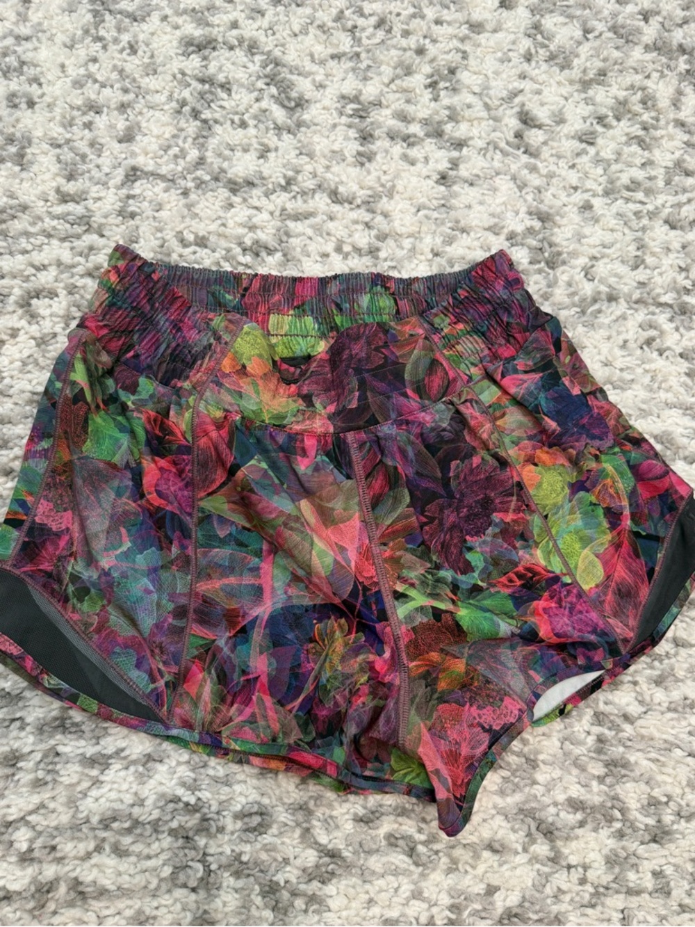 lululemon athletica Multicolor Floral Athletic Shorts